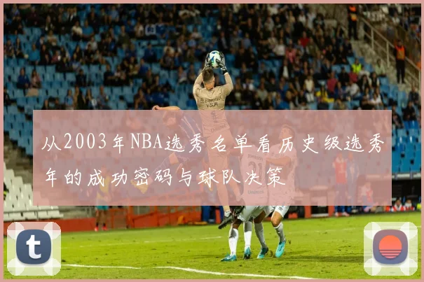 从2003年NBA选秀名单看历史级选秀年的成功密码与球队决策